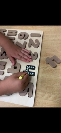 Thumbnail for ALPHABET AND NUMBER CHALKBOARD SET -  Alphabet & Number Chalkboard Learning Set | Educational Tracing Board for Autism Support | Multi-Sensory Learning Tool