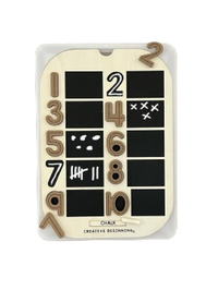 Thumbnail for Large TROFAST Chalkboard Based Lid Insert (Uppercase and Numbers) | Sensory Table Lid | Alphabet and Numbers Sensory Table Chalkboard Puzzle Combo