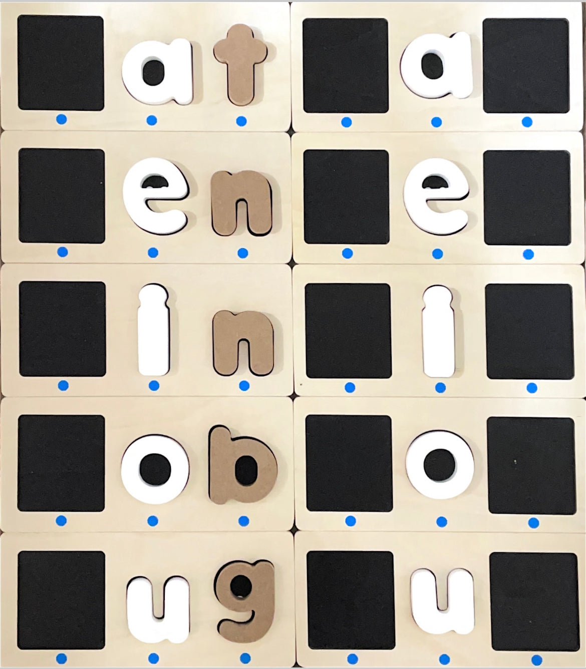 Word Family Chalkboard Kit and Lowercase Chalkboard Puzzle