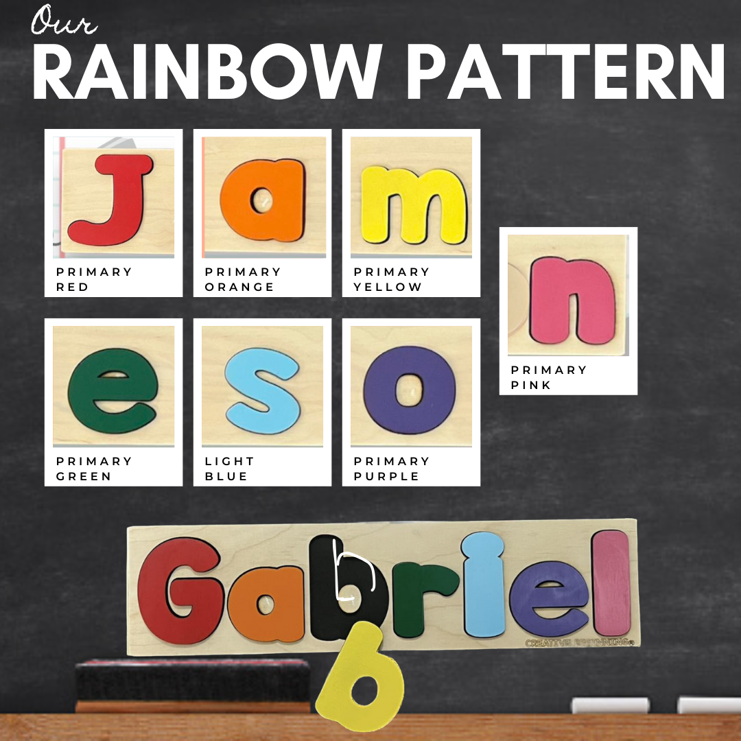 CUSTOMIZED CHALKBOARD NAME PUZZLE