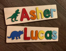 Load image into Gallery viewer, CUSTOMIZED CHALKBOARD NAME PUZZLE WITH IMAGE COMBO
