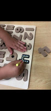 Load image into Gallery viewer, NUMBER PUZZLE - CHALKBOARD BASE WITH TRACERS
