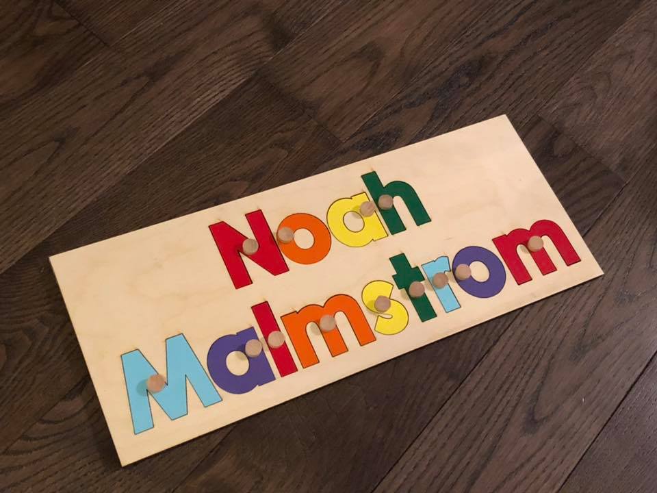 FULL CHALKBOARD NAME PUZZLE