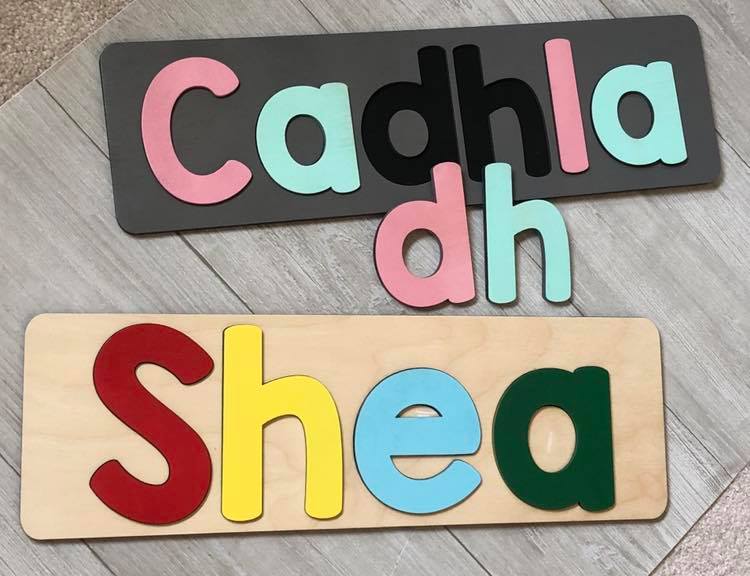 CUSTOMIZED CHALKBOARD - CUSTOMIZED CHALKBOARD NAME PUZZLE COMBO
