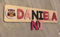 Thumbnail for CUSTOMIZED CHALKBOARD - CUSTOMIZED CHALKBOARD NAME PUZZLE WITH IMAGE COMBO