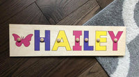 Thumbnail for CUSTOMIZED CHALKBOARD - CUSTOMIZED CHALKBOARD NAME PUZZLE WITH IMAGE