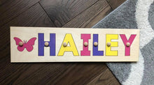 Load image into Gallery viewer, CUSTOMIZED CHALKBOARD NAME PUZZLE WITH IMAGE COMBO
