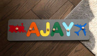 Thumbnail for CUSTOMIZED CHALKBOARD - CUSTOMIZED CHALKBOARD NAME PUZZLE WITH IMAGE