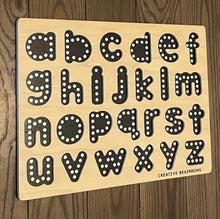 Load image into Gallery viewer, LOWERCASE ALPHABET - CHALKBOARD BASE WITH TRACERS
