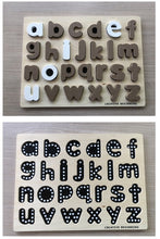 Load image into Gallery viewer, LOWERCASE ALPHABET - CHALKBOARD BASE WITH TRACERS

